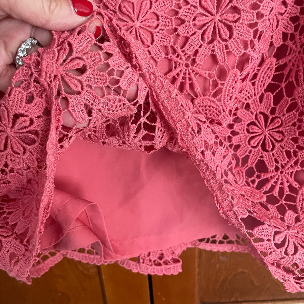 Ann Taylor lace pencil skirt